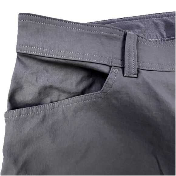 Eddie Bauer First Ascent Pants Mens 44x31 Gray Cargo Nylon Stretch Hiking - Picture 4 of 15